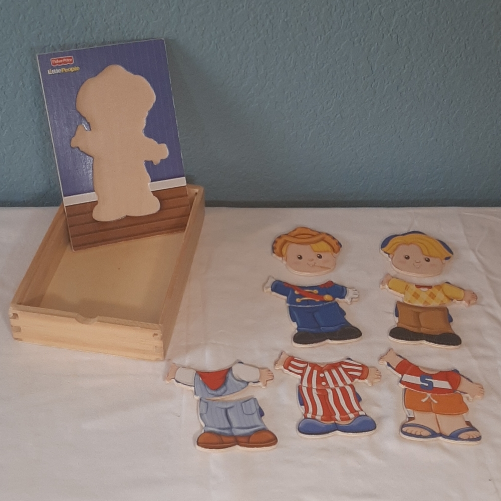 Little People Boy Outfits Puzzle